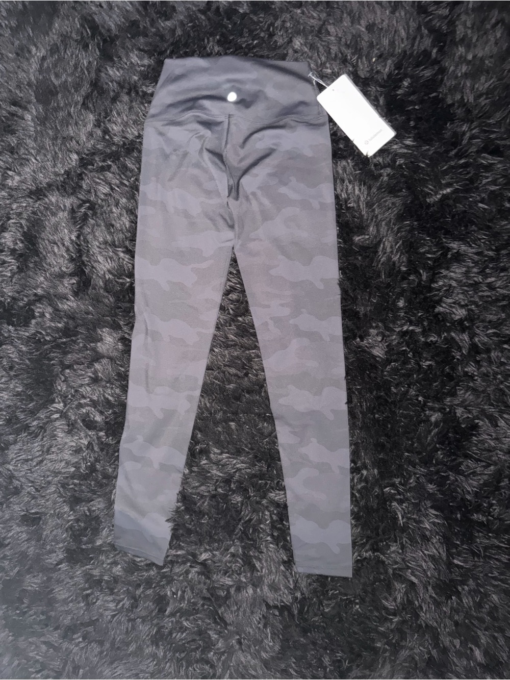 lululemon athletica Charcoal Camo Zip Bomber set Jacket/leggin - Picture 3 of 3